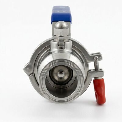 1.5" Tri-Clover Quick-Clean Ball Valve - 304 Stainless Steel (Alternate View 2)