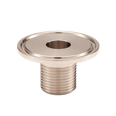 1.5" Tri-Clamp to 5/8" Male Thread (BSP / Standard Beer Nut/Coupler Thread) / 1.5" Tri-Clamp to 5/8" Male Thread (BSP)
