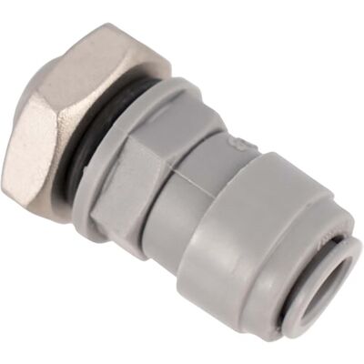 Duotight Push-In Bulkhead Fitting - 8mm (5/16") x 1/4" BSP (Alternate View 1)