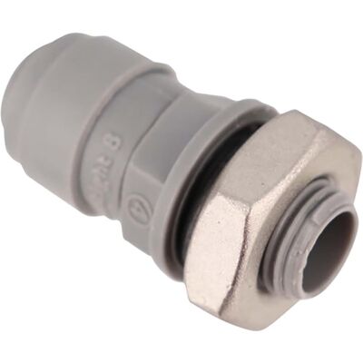 Duotight Push-In Bulkhead Fitting - 8mm (5/16") x 1/4" BSP (Alternate View 2)