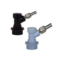 Ball Lock Disconnect Set - Threaded with Barbed Swivel Nuts (Alternate View 1)