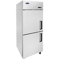 Atosa Upright Freezer / Divided Door, Left Hinged - Top Mount (Alternate View 3)