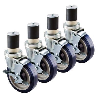Caster Set, 5" H , 1-1/2" Expanding Stem Caster Kit (Set of 4) / Caster Set, 5" H , 1-1/2" Expanding Stem Caster Ki