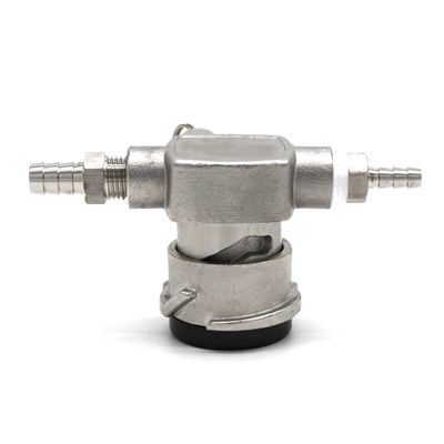 Ultra Low-Profile Keg Coupler (Alternate View 3)