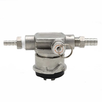 Ultra Low-Profile Keg Coupler (Alternate View 4)