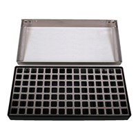 12" X 5" X 1 1/4 " Wall Mount Deep Drip Tray - No Drain (Alternate View 1)