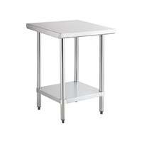 24-in Wide Stainless Steel Work Table w/ Legs (18 GA / 24-in Deep) (Alternate View 1)