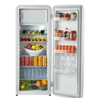 Retro Refrigerator - Single Door w/ Freezerette (Frost White / 10 cu. ft.) (Alternate View 2)