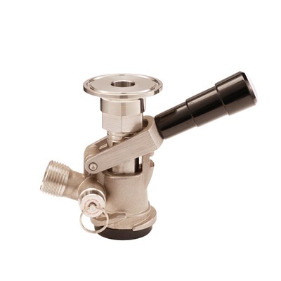 1.5" Tri-Clamp to 5/8" Female Thread (BSP / Standard Beer Nut/Coupler Thread) (Alternate View 2)