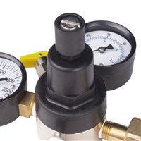 Nitrogen Regulator w/ WYE 1/4" MFL Check Valves, Pressure Relief Valve, Dual Gauge by CMBecker (Alternate View 3)