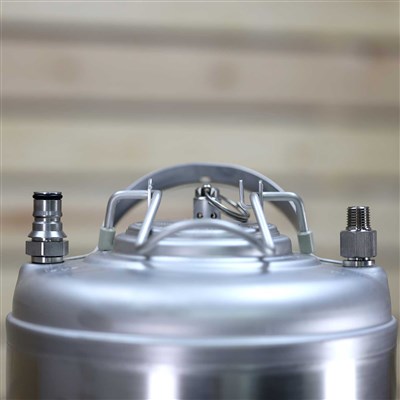 1/4" MPT Adapter Plug for Cornelius Kegs - Stainless Steel (Alternate View 4)