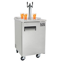 3 Faucet Commercial Grade Kombucha Kegerator (Stainless) / 