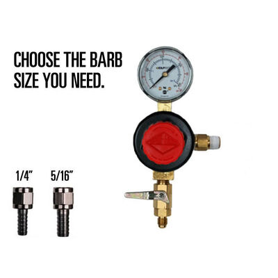 CO2 Regulator - Taprite Add A Body - Left Handed Thread (Alternate View 2)