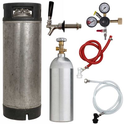 Refrigerator Keg Kit - Ball Lock - Complete Kit / 