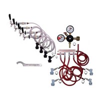 Refrigerator Keg Kit - 4 Tap - BALL LOCK