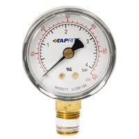 Taprite 60psi Gauge, Right Hand Threads, Bottom Inlet / Taprite 60psi Gauge (RHT) Bottom Inlet