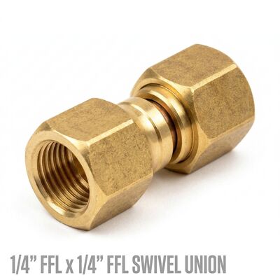 1/4" Female Flare (FFL) Swivel Union (Alternate View 4)