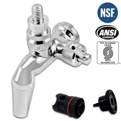 NUKATAP Forward Sealing Flow Control Faucet (Gen 2) - Stainless Steel (Alternate View 4)