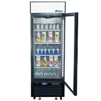 Atosa Upright Freezer/Merchandiser / One Door, Black Cabinet (19.3cuft) - Bottom Mount (Alternate View 2)