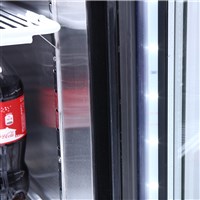 Atosa Upright Freezer/Merchandiser / One Door, Black Cabinet (19.3cuft) - Bottom Mount (Alternate View 5)