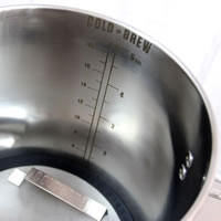 Small Stainless Steel Cold Brew Coffee System with Filter (5.5 Gallon) (Alternate View 3)