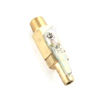 Shut-Off Valve / 1/4" NPT x 5/16" Barb w/ Ball Check Valve (Alternate View 1)