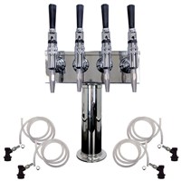 4 Faucet Nitro Coffee Draft Tower / 