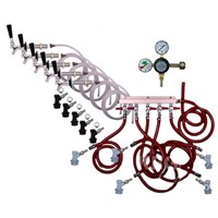 Refrigerator Keg Kit - Taprite Regulator - 5 Tap- BALL LOCK (Alternate View 1)