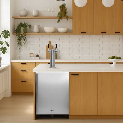 ADA Compliant Stainless Undercounter Kegerator (Alternate View 2)
