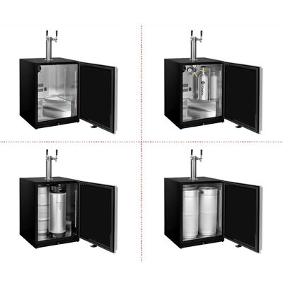ADA Compliant Stainless Undercounter Kegerator (Alternate View 3)