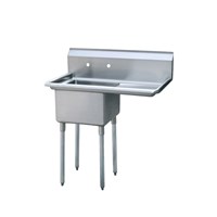 One Compartment Sink, w/ Right Drainboards (Alternate View 1)