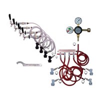 Refrigerator Keg Kit - Taprite Regulator - 4 Tap - BALL LOCK (Alternate View 1)