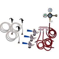 Party Keg Kit - 3 Faucet - Dual Gauge Taprite Regulator / 