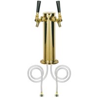 Micromatic Draft Tower - 3" Column 2 Faucets - PVD Brass (Air Cooled) / Draft Tower - 3" Column 2 Faucets - PVD Brass
