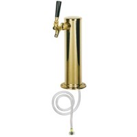 Micromatic Draft Tower - 3" Column 1 Faucet - PVD Brass (Air Cooled) / Draft Tower - 3" Column 1Faucet - PVD Brass