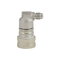 Stainless Steel Ball Lock Disconnect - Gas In - Threaded