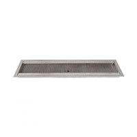 24” x 5.25" Flush Mount Drip Tray with Drain / 