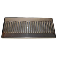 14"x6" Surface Mounted Drip Tray - Stainless Steel