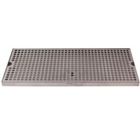 20"x8" Surface Mounted Drip Tray with Drain / 20"x8" Surface Mounted Drip Tray with Drain