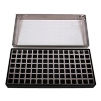 Bev Rite CDT205D SS Draft Beer Drip Tray with Drain Stainless Steel