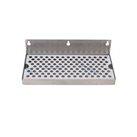 Bev Rite CDT205D SS Draft Beer Drip Tray with Drain Stainless Steel