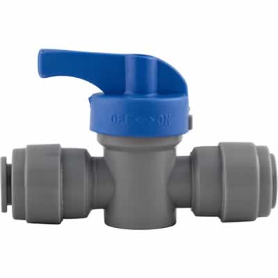 Duotight 8mm (5/16") Push-In Ball Valve Fitting / Duotight Push-In Fitting - 8 mm Ball Valve