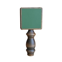 Dual Sided Chalkboard Tap Handle - Antique Green / 