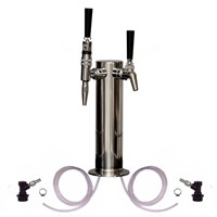 Cold Brew & Nitro Coffee Tower - 2 Faucets - Nitro and Iced Coffee Faucets