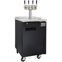 Cold Brew Coffee Commercial Kegerator - 4 Faucets Tower