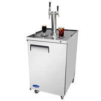 Dual Coffee Commercial Kegerator - Nitro + Still (Stainless Steel)