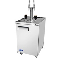 Dual Nitro Coffee Commercial Kegerator (Stainless Steel)