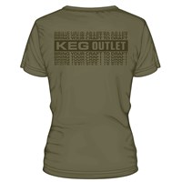Bring Your Craft To Draft - Short Sleeve Military Green Shirt / 