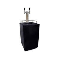 Kegerator - 2 Faucet Tower Homebrew Kegerator / 