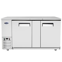 Atosa 69-in Stainless Steel Back Bar Cooler
